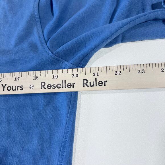 Peter Millar Women Sweatshirt Medium Blue Natural Fading Hoodie Pullover - Picture 6 of 10